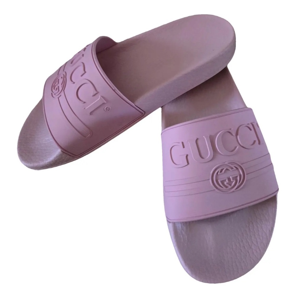 Gucci slides pink